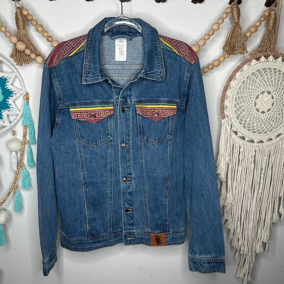 NEW Disney Store Hercules Denim Embroidered Jean Jacket - Picture 1 of 7